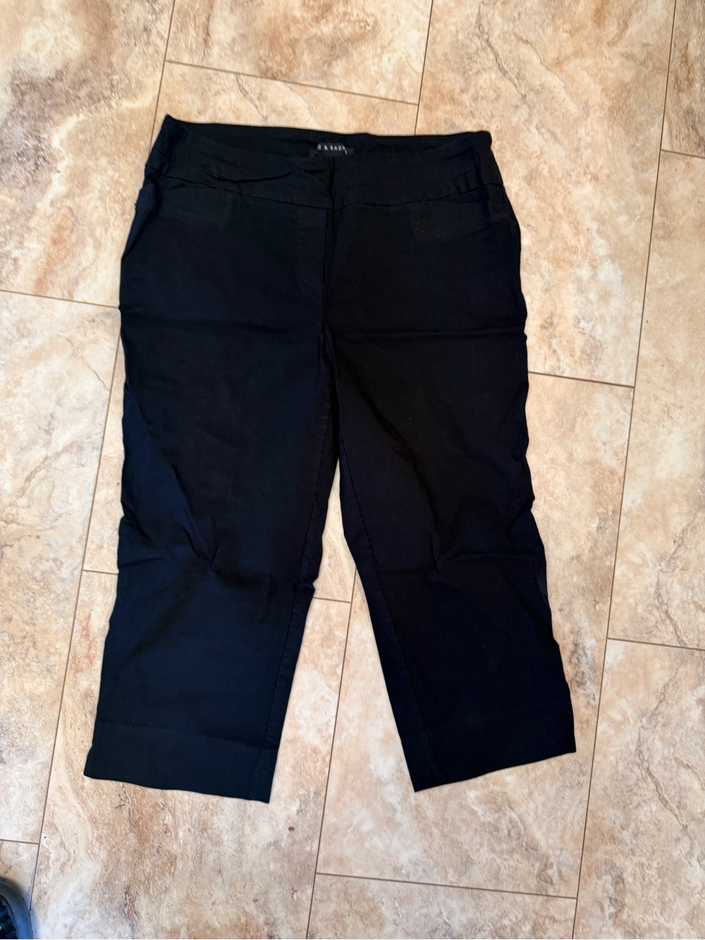 Zac & Rachel Black Pull-On Pants